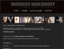 Tablet Screenshot of markuswaldhoff.de